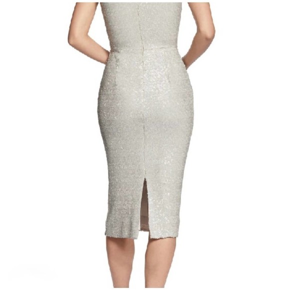 Dress The Population Sequin Camilla Midi Dress Sleeveless Size L NWOT - Picture 3 of 12